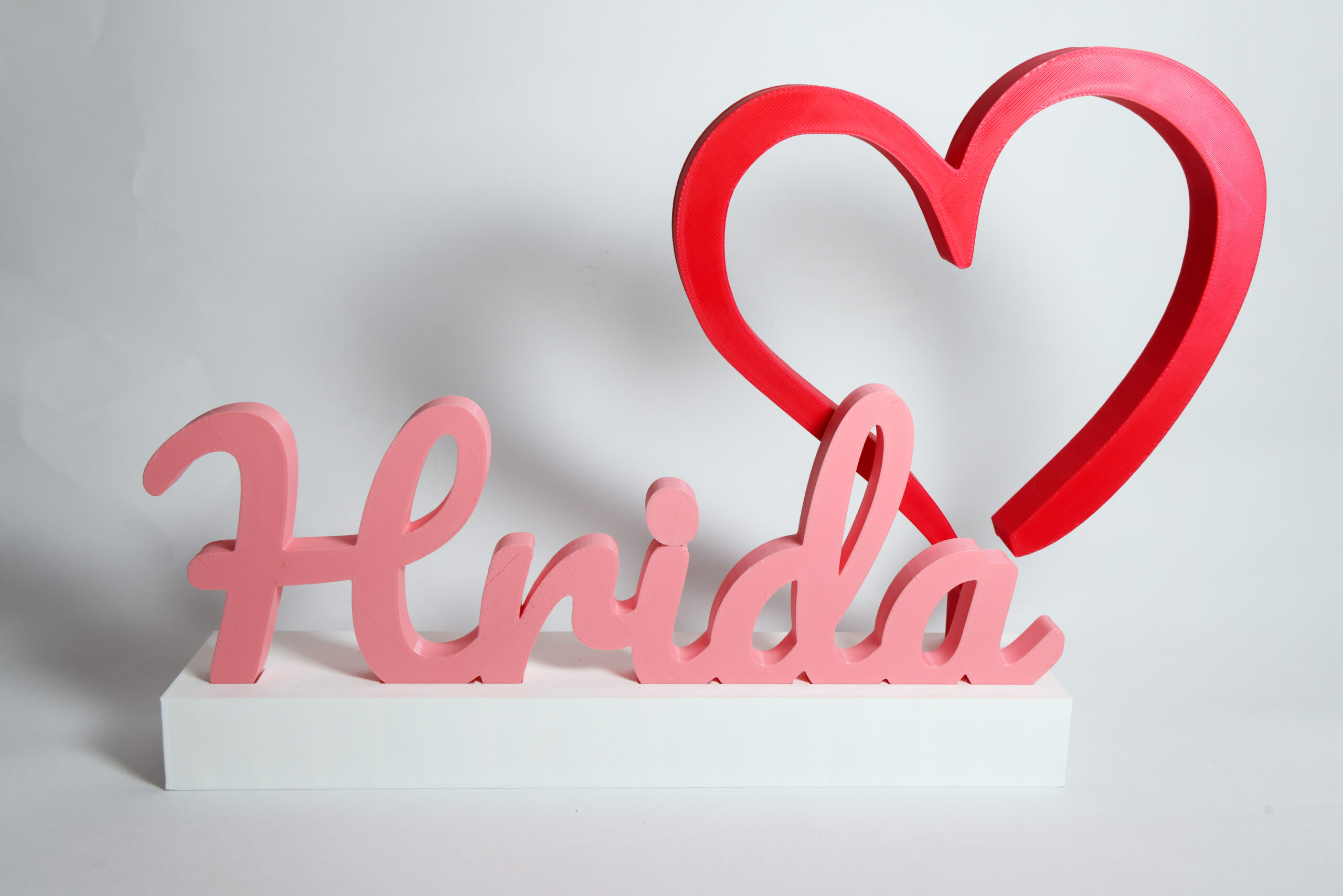 Aesthetic Custom Name Stand – 3D Printed Personalized Desk Decor & Couple Gift - Image 4