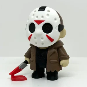 Jason Voorhees Chibi Figure – Collectible Miniature Character | 3D Printed Desk Decor & Fan Display