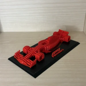 F1 layered sculpture