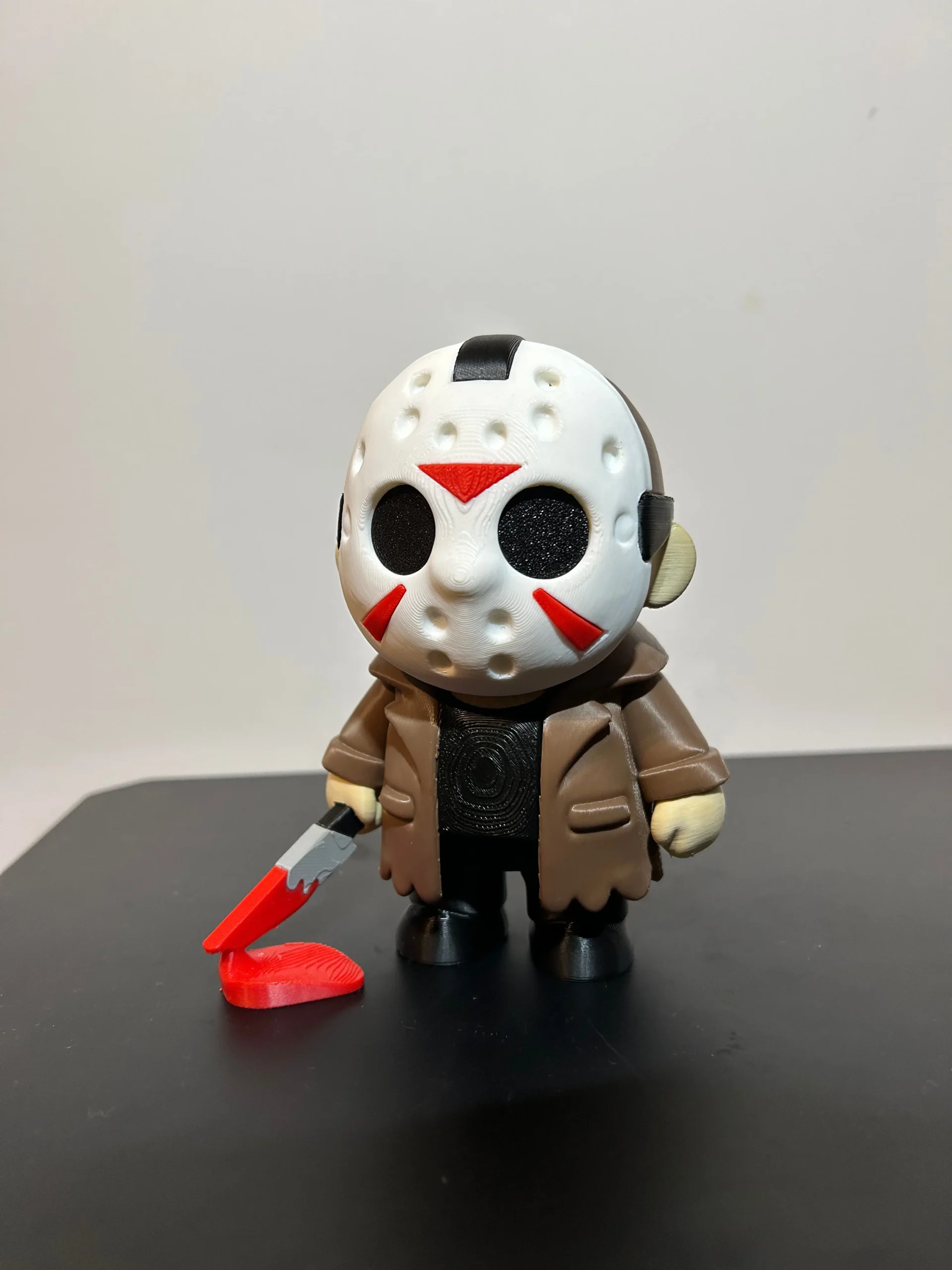 Jason Voorhees Chibi Figure – Collectible Miniature Character | 3D Printed Desk Decor & Fan Display - Image 14