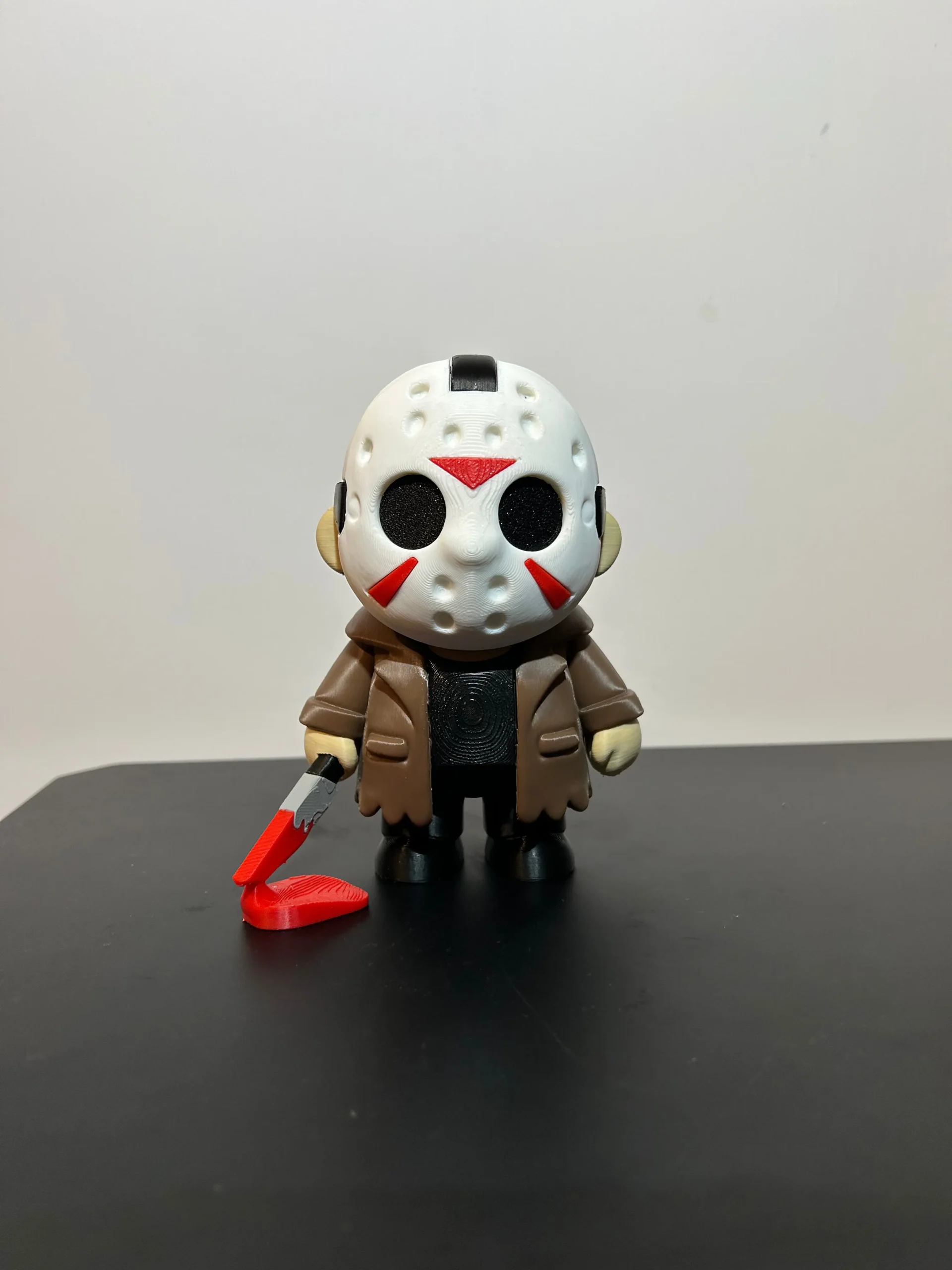 Jason Voorhees Chibi Figure – Collectible Miniature Character | 3D Printed Desk Decor & Fan Display - Image 2