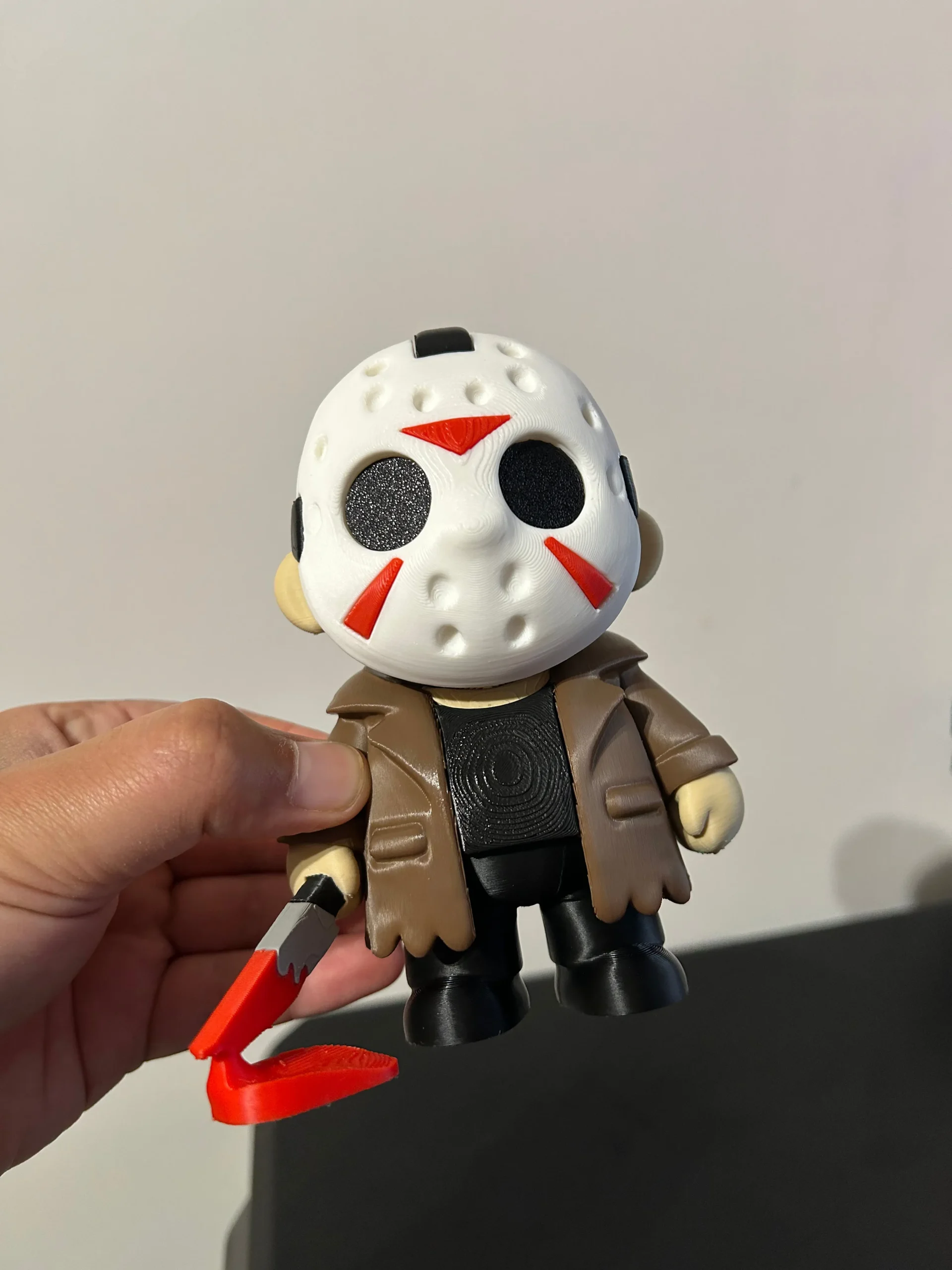 Jason Voorhees Chibi Figure – Collectible Miniature Character | 3D Printed Desk Decor & Fan Display - Image 4