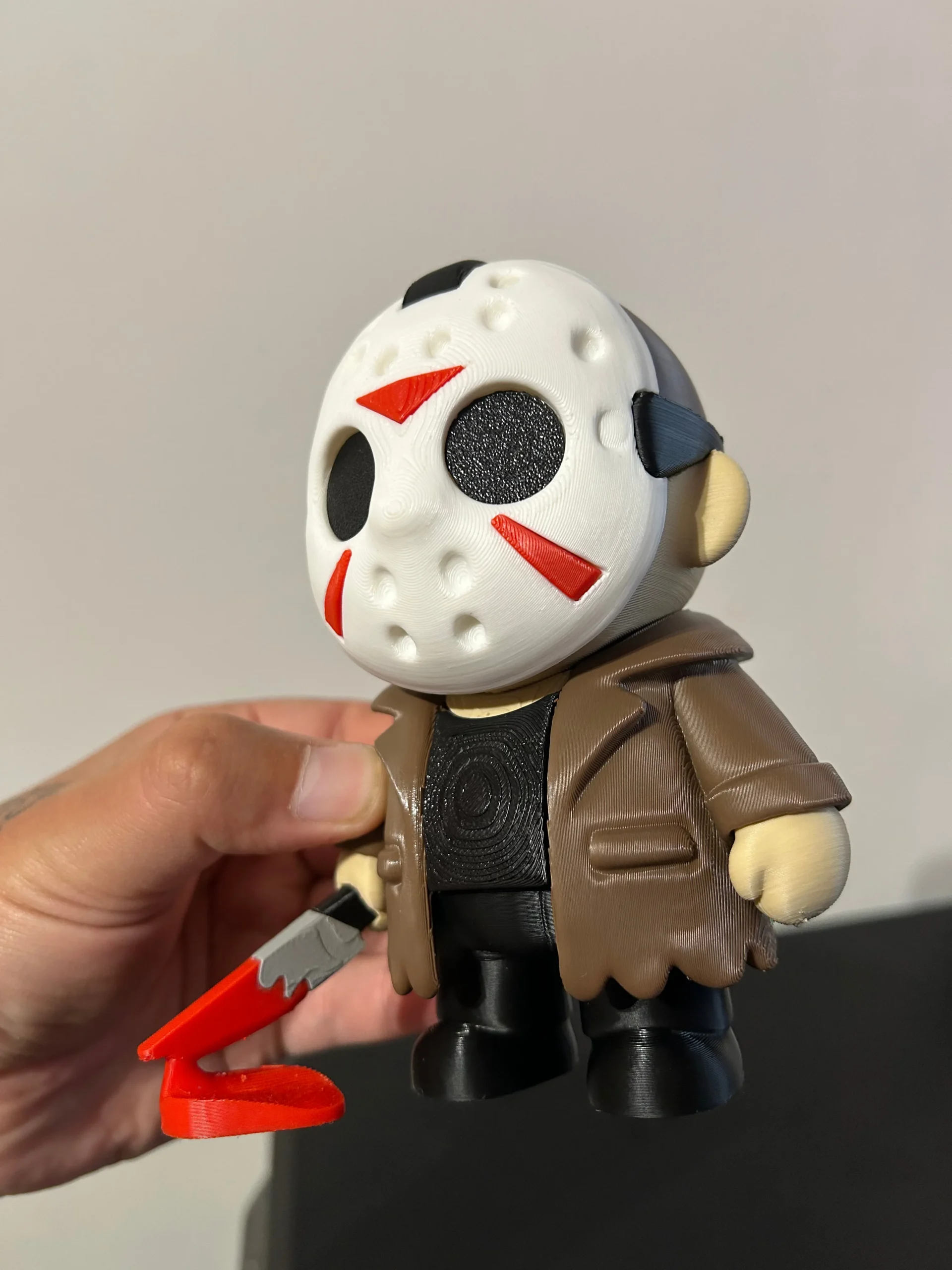 Jason Voorhees Chibi Figure – Collectible Miniature Character | 3D Printed Desk Decor & Fan Display - Image 5