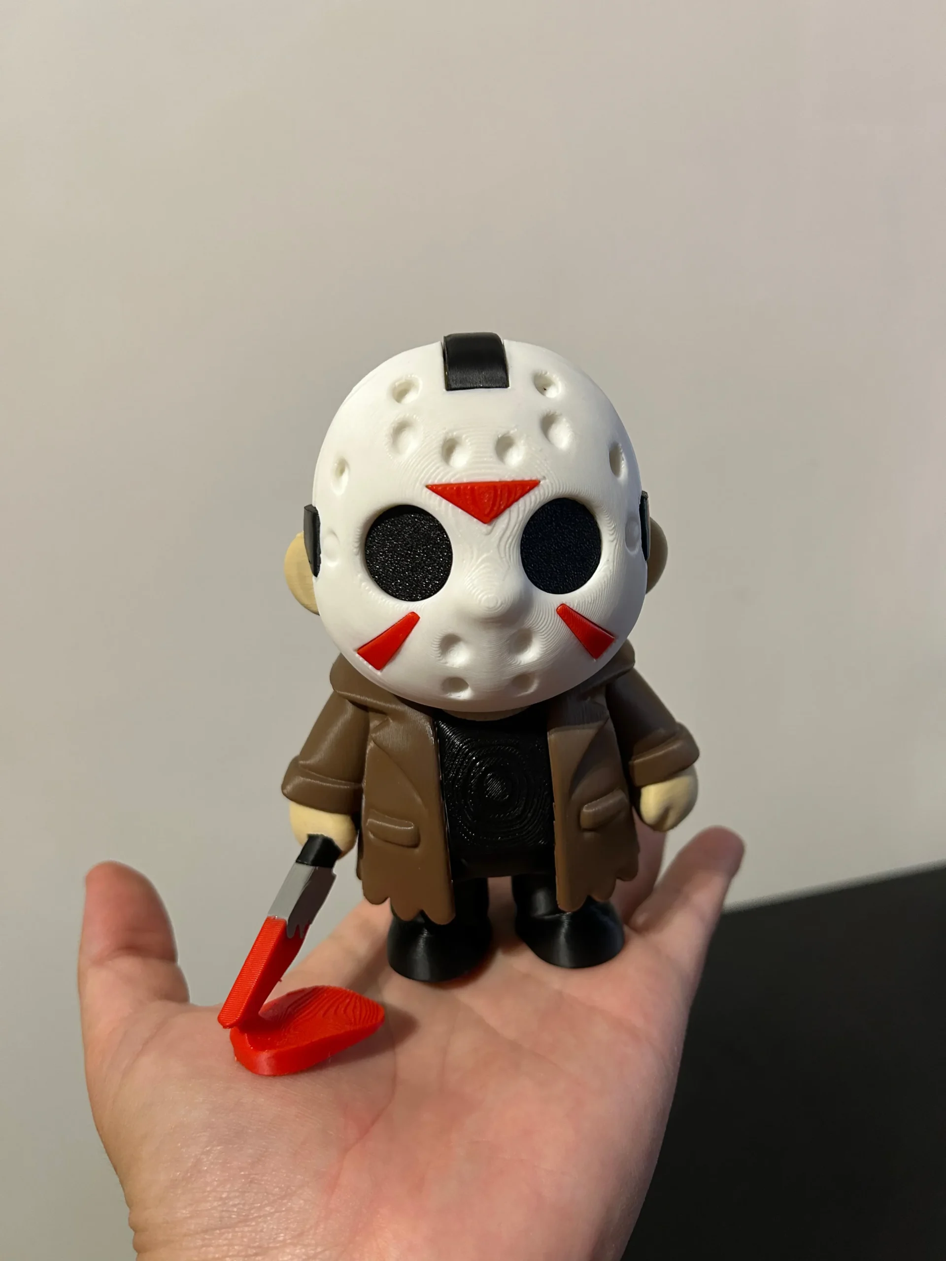 Jason Voorhees Chibi Figure – Collectible Miniature Character | 3D Printed Desk Decor & Fan Display - Image 6