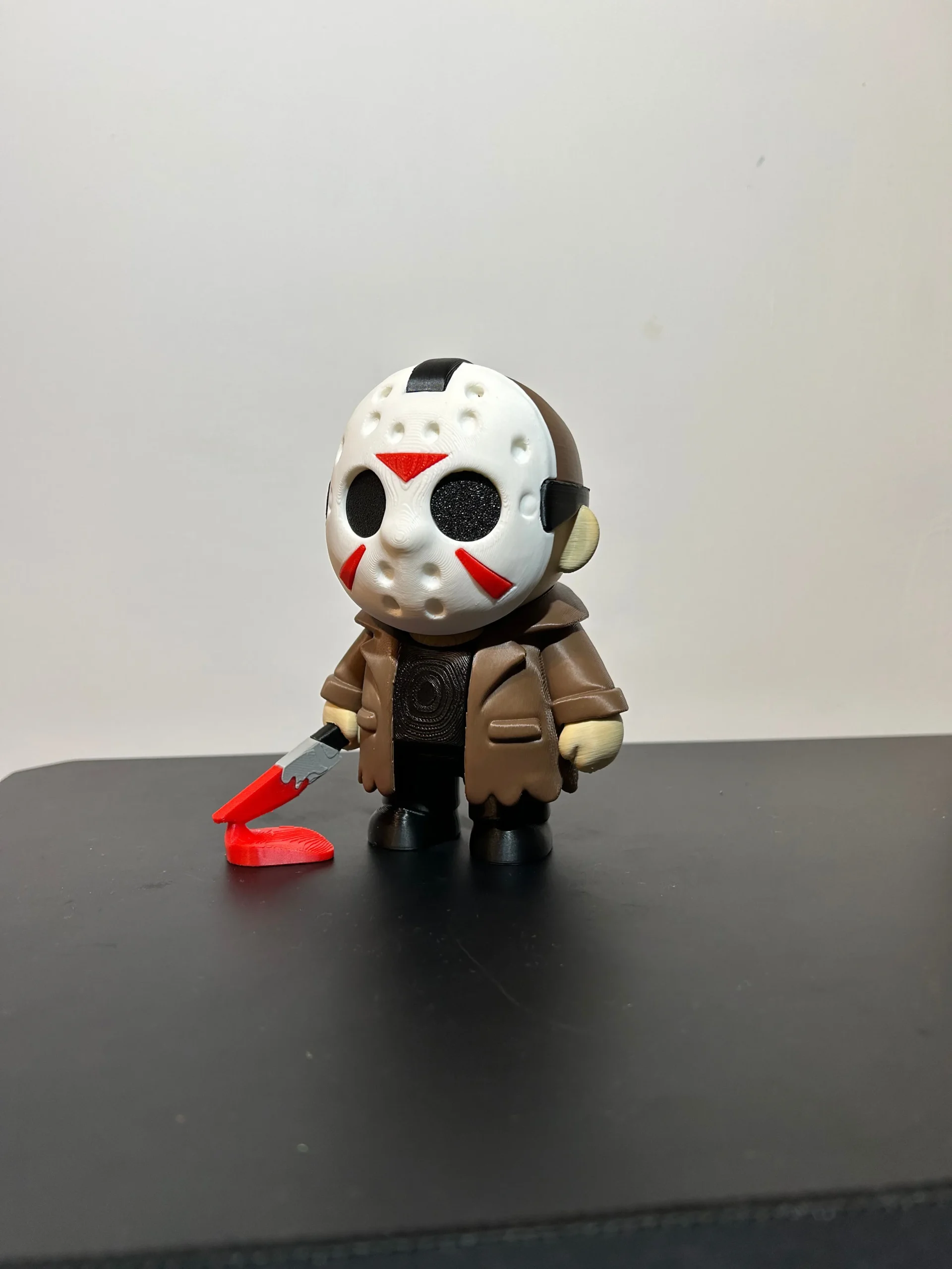 Jason Voorhees Chibi Figure – Collectible Miniature Character | 3D Printed Desk Decor & Fan Display - Image 8