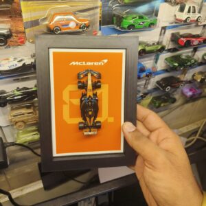 Custom Formula 1 Diecast Display Frame – Personalized F1 Car Wall Frame | Racing Collectible Display Gift